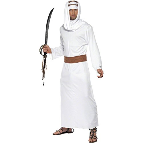 NET TOYS Lawrence von Arabien Kostüm weiß M 48/50 Scheichkostüm Orientkostüm Prinzenkostüm Araberkostüm NET TOYS Lawrence von Arabien Kostüm weiß M 48/50 Scheichkostüm Orientkostüm Prinzenkostüm Araberkostüm von NET TOYS