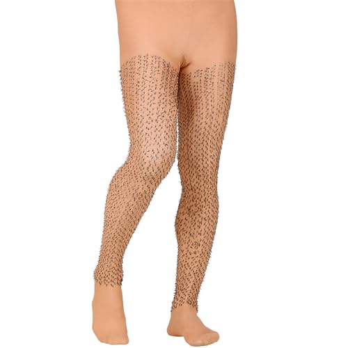 NET TOYS Lustige Strumpfhose mit Haar-Stoppeln - Braun XL - Schrilles Männer-Kostüm-Zubehör Herren-Strumpfhose Behaartes Beinkleid NET TOYS Lustige Strumpfhose mit Haar-Stoppeln - Braun XL - Schrilles Männer-Kostüm-Zubehör Herren-Strumpfhose Behaartes Beinkleid von NET TOYS