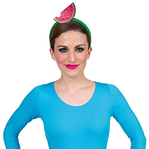 NET TOYS Lustiger Haarreifen mit Melone - Grün-Rot - Außergewöhnlicher Damen-Kopfschmuck Tiara mit Exotischer Frucht - EIN Blickfang für Sommerfest & Karneval NET TOYS Lustiger Haarreifen mit Melone - Grün-Rot - Außergewöhnlicher Damen-Kopfschmuck Tiara mit Exotischer Frucht - EIN Blickfang für Sommerfest & Karneval von NET TOYS