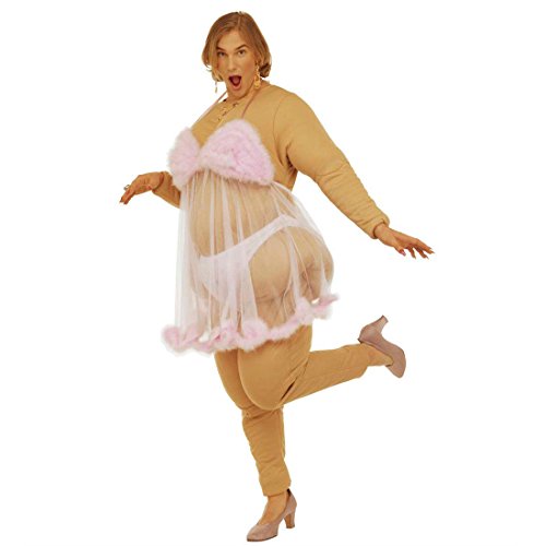 NET TOYS Lustiges Ausgefallenes Fett Boy Fett Girl Kostüm Dicke Stripperin Frau Faschingskostüm Karnevalskostüm NET TOYS Lustiges Ausgefallenes Fett Boy Fett Girl Kostüm Dicke Stripperin Frau Faschingskostüm Karnevalskostüm von NET TOYS