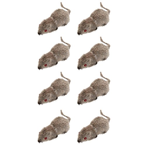 NET TOYS Maus Deko Set Haarige Mäuse Halloween Figuren Nager Ratte Grusel Raumdekoration Horror Party Dekoration NET TOYS Maus Deko Set Haarige Mäuse Halloween Figuren Nager Ratte Grusel Raumdekoration Horror Party Dekoration von NET TOYS