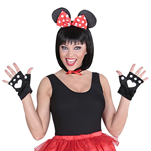 NET TOYS Mauskostüm Set Maus Kostüm 3 TLG Mini Mouse Kostümset Tierkostüm Mäuschen Mottoparty Damen Verkleidungsset Karnevalskostüme NET TOYS Mauskostüm Set Maus Kostüm 3 TLG Mini Mouse Kostümset Tierkostüm Mäuschen Mottoparty Damen Verkleidungsset Karnevalskostüme von NET TOYS