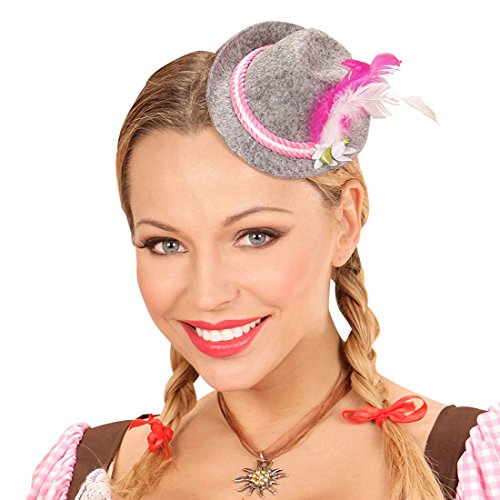 NET TOYS Mini Fedora Hut mit Feder Trachtenhut Oktoberfest Tiroler Hut Damen Bayrischer Damenhut NET TOYS Mini Fedora Hut mit Feder Trachtenhut Oktoberfest Tiroler Hut Damen Bayrischer Damenhut von NET TOYS