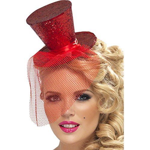 NET TOYS Minihut rot Miniatur Zylinder Rot Mini Hut Minizylinder Minihut Roter Damenhut Zylinderhut Partyhut Damen NET TOYS Minihut rot Miniatur Zylinder Rot Mini Hut Minizylinder Minihut Roter Damenhut Zylinderhut Partyhut Damen von NET TOYS