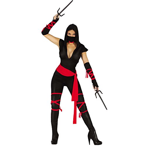 NET TOYS Ninja Kostüm Damen Samurai Damenkostüm M 38/40 Faschingskostüm Japanische Kämpferin Karnevalskostüm Ninja-Kriegerin Frauenkostüm Shinobi Outfit Mottoparty Japan NET TOYS Ninja Kostüm Damen Samurai Damenkostüm M 38/40 Faschingskostüm Japanische Kämpferin Karnevalskostüm Ninja-Kriegerin Frauenkostüm Shinobi Outfit Mottoparty Japan von NET TOYS