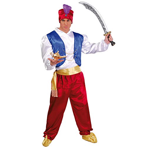NET TOYS Orientalisches Aladin-Kostüm für Männer - L (52/54) - Außergewöhnliche Herren-Verkleidung Sultan Faschingskostüm 1001 Nacht - Bestens geeignet für Karneval & Mittelalterfest von NET TOYS