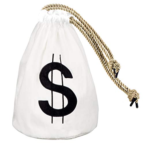 NET TOYS Origineller Geldbeutel mit Dollarzeichen - 29x20cm - Vielseitiges Party-Accessoire Dieb Geld-Sack - Bestens geeignet für Karneval & Mottoparty NET TOYS Origineller Geldbeutel mit Dollarzeichen - 29x20cm - Vielseitiges Party-Accessoire Dieb Geld-Sack - Bestens geeignet für Karneval & Mottoparty von NET TOYS