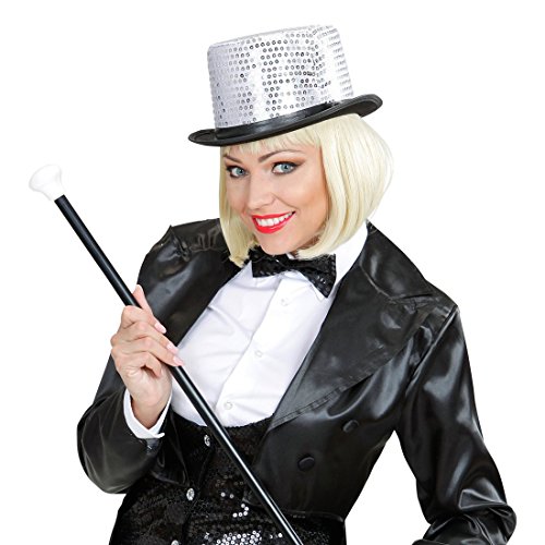 NET TOYS Paillettenhut Pailletten Zylinderhut Silber Fasching Pailletten Hut Club Glitzerhut Disco Zylinder Glitter Partyhut NET TOYS Paillettenhut Pailletten Zylinderhut Silber Fasching Pailletten Hut Club Glitzerhut Disco Zylinder Glitter Partyhut von NET TOYS