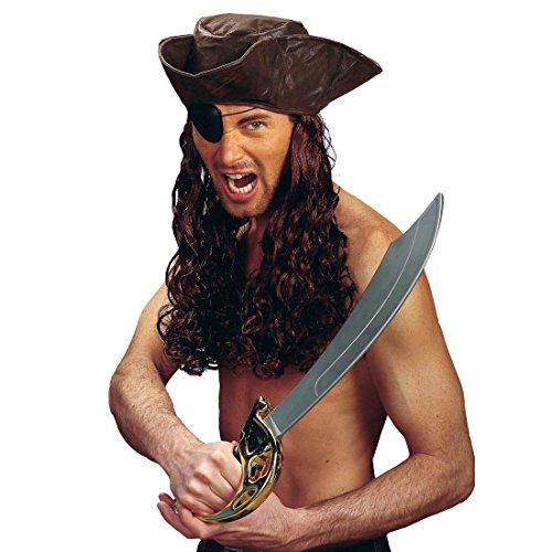 NET TOYS Piraten Säbel Schwert Degen als Kostüm Zubehör Piratensäbel Piratenschwert Kinderschwert Fasching Karneval von NET TOYS