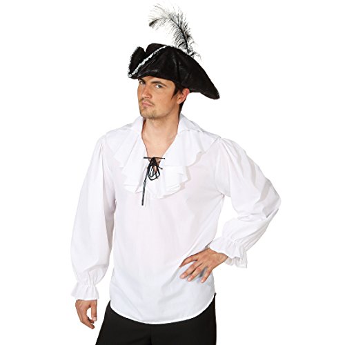 NET TOYS Piratenbluse Herrenhemd Piratenhemd weiß L 54/56 Piraten Bluse Pirat Hemd Seeräuber Herrenbluse Freibeuter Herrenhemd Karneval Kostüme Männer NET TOYS Piratenbluse Herrenhemd Piratenhemd weiß L 54/56 Piraten Bluse Pirat Hemd Seeräuber Herrenbluse Freibeuter Herrenhemd Karneval Kostüme Männer von NET TOYS