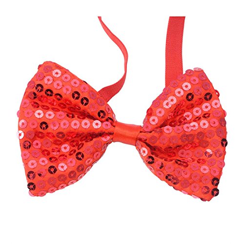 NET TOYS Rote Pailletten Fliege Clown Schleife rot Schlagerparty Paillettenfliege Paillettenschleife Glitzer Accessoire Karneval Kostüm Zubehör NET TOYS Rote Pailletten Fliege Clown Schleife rot Schlagerparty Paillettenfliege Paillettenschleife Glitzer Accessoire Karneval Kostüm Zubehör von NET TOYS
