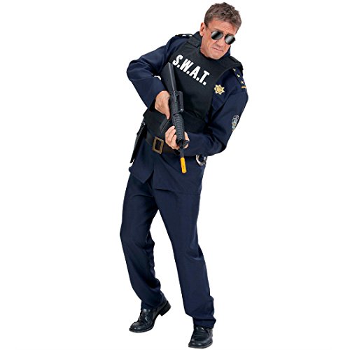 NET TOYS SWAT Weste Kostüm für Erwachsene Einsatzweste Sonderkommando Spezialweste Elite Polizist Cop Polizei von NET TOYS