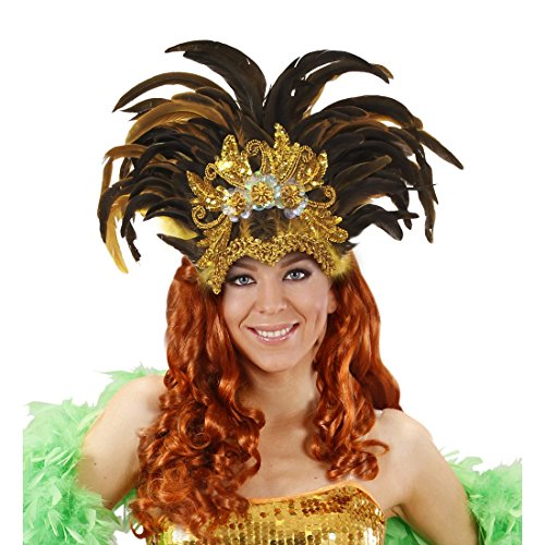 NET TOYS Samba Kopfschmuck Federschmuck Rio Inka Federkopfschmuck Brasilien Feder Kopf Schmuck Burlesque Haarband Kostüm Accessoires NET TOYS Samba Kopfschmuck Federschmuck Rio Inka Federkopfschmuck Brasilien Feder Kopf Schmuck Burlesque Haarband Kostüm Accessoires von NET TOYS