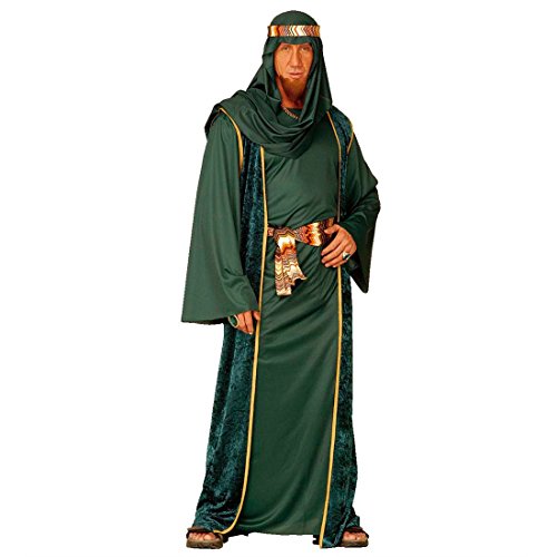 NET TOYS Scheich Kostüm Orient Scheichkostüm Araber arabische Kostüme Fasching Karneval grün Gr L 50/52 NET TOYS Scheich Kostüm Orient Scheichkostüm Araber arabische Kostüme Fasching Karneval grün Gr L 50/52 von NET TOYS