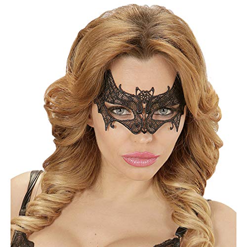 NET TOYS Schicke Venezianische Maske Fledermaus | Schwarz | Verführerisches Damen-Accessoires Augenmaske Gothic Vampir | Perfekt geeignet für Maskenball & Halloween von NET TOYS