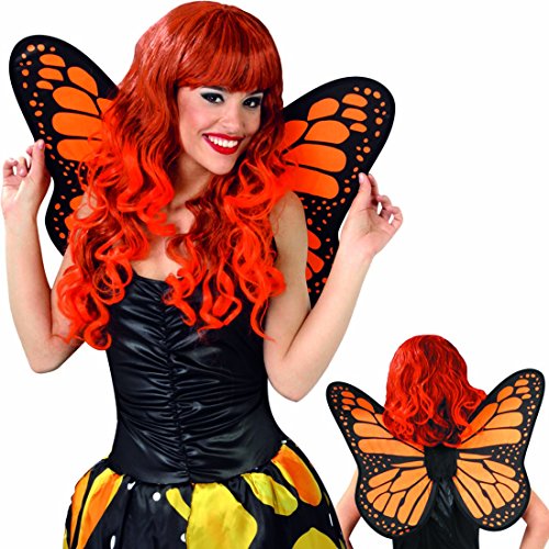 NET TOYS Schmetterlingsflügel Feenflügel schwarz-orange Elfenflügel Schmetterling Flügel Fee Feenkostüm Accessoire Elfenkostüm Zubehör NET TOYS Schmetterlingsflügel Feenflügel schwarz-orange Elfenflügel Schmetterling Flügel Fee Feenkostüm Accessoire Elfenkostüm Zubehör von NET TOYS