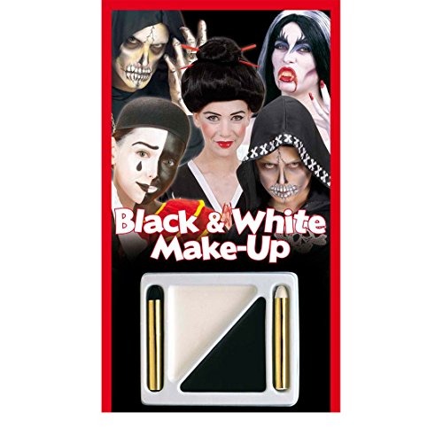 NET TOYS Schmink Stifte Make Up Set Gesichtsschminke Schminke Gesicht Schminkset Karneval Fasching schwarz - weiß NET TOYS Schmink Stifte Make Up Set Gesichtsschminke Schminke Gesicht Schminkset Karneval Fasching schwarz - weiß von NET TOYS