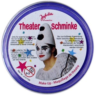 NET TOYS Schminke blau Karnevalsschminke Blaue Theaterschminke Faschingsschminke Make up von NET TOYS