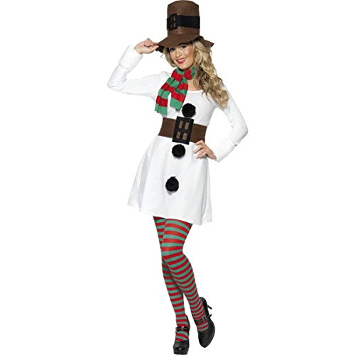 NET TOYS Schneefrau Kostüm Weihnachtskostüm Damen M 40/42 Schneemannkostüm Winterkostüm Schneemann Winter Damenkostüm NET TOYS Schneefrau Kostüm Weihnachtskostüm Damen M 40/42 Schneemannkostüm Winterkostüm Schneemann Winter Damenkostüm von NET TOYS