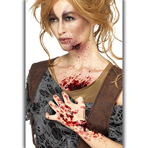 NET TOYS Schürfwunden Blut geronnenes Kunstblut Wundschorf dunkelrot blutige Halloween Wunden Zombie Effekt-Schminke NET TOYS Schürfwunden Blut geronnenes Kunstblut Wundschorf dunkelrot blutige Halloween Wunden Zombie Effekt-Schminke von NET TOYS