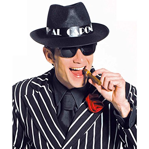 NET TOYS Schwarzer Gangster Hut Mafia Al Capone Karneval Hüte Fasching Gangsterhut Mafiahut Faschingshut Karnevalshut schwarz NET TOYS Schwarzer Gangster Hut Mafia Al Capone Karneval Hüte Fasching Gangsterhut Mafiahut Faschingshut Karnevalshut schwarz von NET TOYS