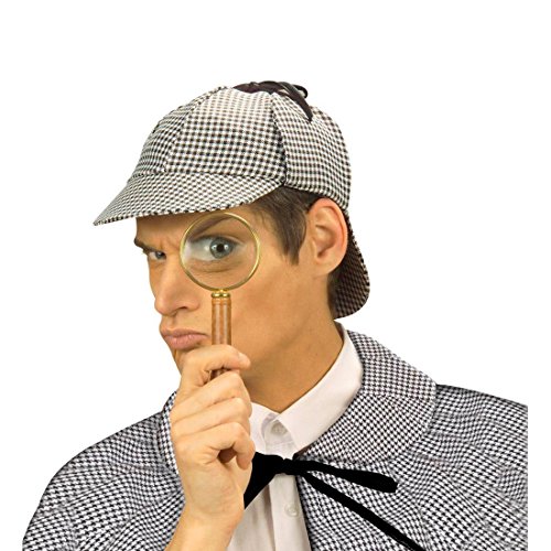 NET TOYS Sherlock Holmes Hut Detektiv Faschingshut Agenten Mütze Schnüfflermütze Detektivmütze Investigator Karneval Kostüm Zubehör NET TOYS Sherlock Holmes Hut Detektiv Faschingshut Agenten Mütze Schnüfflermütze Detektivmütze Investigator Karneval Kostüm Zubehör von NET TOYS