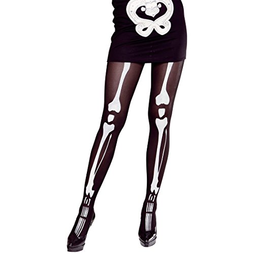 NET TOYS Skelett Strumpfhose Knochen Halloweenstrumpfhose Damen Strumpf Hose Nylon Strumpfhosen Halloween Strümpfe Damenstrumpfhose Kostüm Accessoire NET TOYS Skelett Strumpfhose Knochen Halloweenstrumpfhose Damen Strumpf Hose Nylon Strumpfhosen Halloween Strümpfe Damenstrumpfhose Kostüm Accessoire von NET TOYS