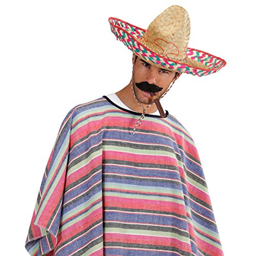 NET TOYS Sombrero Hut Salvatore Strohhut 52 cm Mexikanische Kopfbedeckung Sommerhut Sombrerohut Mexikaner Hut Mexiko NET TOYS Sombrero Hut Salvatore Strohhut 52 cm Mexikanische Kopfbedeckung Sommerhut Sombrerohut Mexikaner Hut Mexiko von NET TOYS