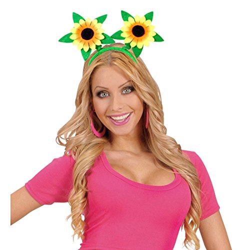 NET TOYS Sonnenblumen Haarreif Blumen Kopfschmuck Sommer Haar Reif Sunflowers Haarschmuck Blüten Kopfbügel Strandparty Accessoires von NET TOYS
