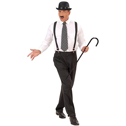 NET TOYS Spazierstock Charlie Chaplin Stock schwarz Gehstock als Kostüm Zubehör Krückstock Wanderstock Accessoire NET TOYS Spazierstock Charlie Chaplin Stock schwarz Gehstock als Kostüm Zubehör Krückstock Wanderstock Accessoire von NET TOYS