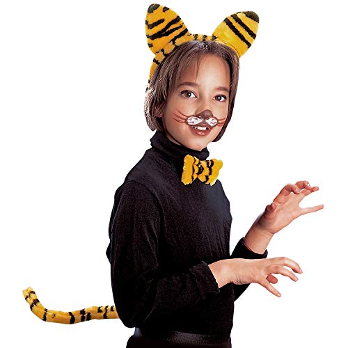 NET TOYS Süßes Tiger Kostüm-Set für Jungen & Mädchen - Gelb-Schwarz - Niedliche Party-Verkleidung Löwenkostüm - Genau richtig für Kinderfest & Kinder-Karneval NET TOYS Süßes Tiger Kostüm-Set für Jungen & Mädchen - Gelb-Schwarz - Niedliche Party-Verkleidung Löwenkostüm - Genau richtig für Kinderfest & Kinder-Karneval von NET TOYS