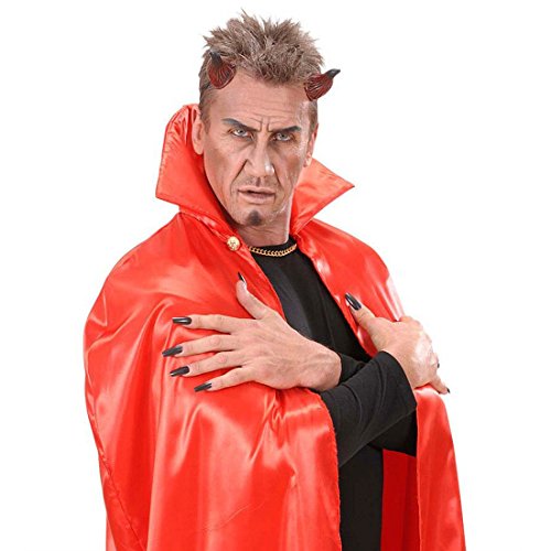 NET TOYS Teufel Hörner Teufelshörner am Gummiband schwarz Teufelin Kopfschmuck Devil Horns Teufelkostüm Zubehör Halloween Kostüm Accessoire NET TOYS Teufel Hörner Teufelshörner am Gummiband schwarz Teufelin Kopfschmuck Devil Horns Teufelkostüm Zubehör Halloween Kostüm Accessoire von NET TOYS