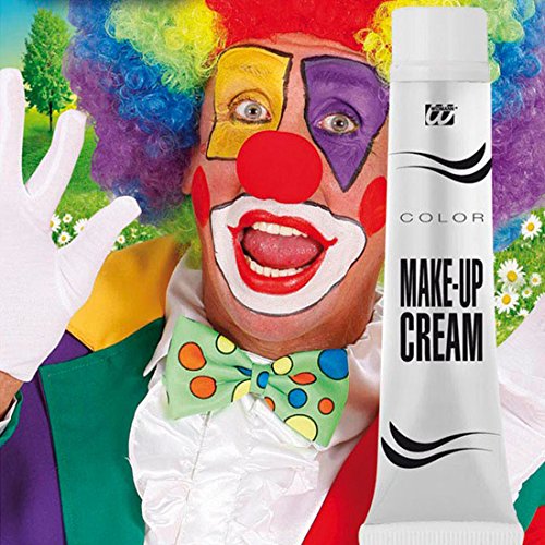 NET TOYS Theater Make Up Tube weiß Schminke Makeup Fasching Karneval Clownsweiß Clownsschminke Faschingsschminke NET TOYS Theater Make Up Tube weiß Schminke Makeup Fasching Karneval Clownsweiß Clownsschminke Faschingsschminke von NET TOYS