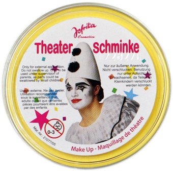 NET TOYS Theater Schminke gelb Kostümschminke gelbe Faschingsschminke Make Up Theaterschminke Karneval NET TOYS Theater Schminke gelb Kostümschminke gelbe Faschingsschminke Make Up Theaterschminke Karneval von NET TOYS