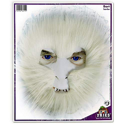 NET TOYS Tolle Fell-Maske Yeti mit Gummiband für Erwachsene - Weiß - Witziges Unisex-Kostüm-Zubehör Fabelwesen Himalaya - Perfekt geeignet für Karneval & Halloween NET TOYS Tolle Fell-Maske Yeti mit Gummiband für Erwachsene - Weiß - Witziges Unisex-Kostüm-Zubehör Fabelwesen Himalaya - Perfekt geeignet für Karneval & Halloween von NET TOYS