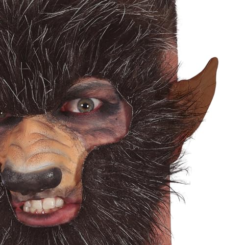 NET TOYS Werwolf Latex-Ohren - Braun - Tierisches Unisex-Kostüm-Zubehör Wolfsohren - Monster Ohren für Karneval & Halloween von NET TOYS