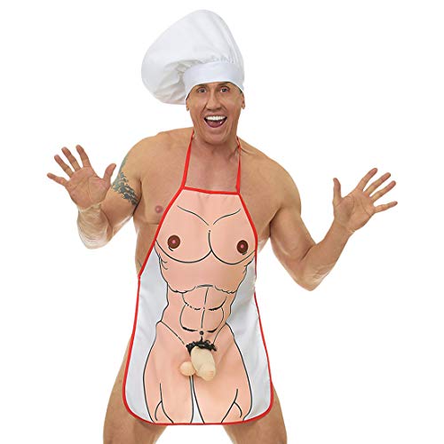 NET TOYS Witzige JGA Grillschürze | Hautfarben-Weiß | Extravagante Männer-Schürze Astralkörper mit Willy | Bestens geeignet für Gartenparty & Junggesellenabschied NET TOYS Witzige JGA Grillschürze | Hautfarben-Weiß | Extravagante Männer-Schürze Astralkörper mit Willy | Bestens geeignet für Gartenparty & Junggesellenabschied von NET TOYS