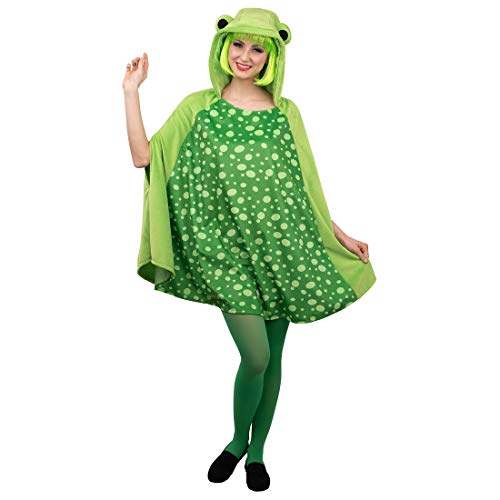 NET TOYS Witziges Frosch-Cape aus Plüsch für Erwachsene - Grün - Originelles Damen-Kostüm Froschkönigin als Überwurf - Wie geschaffen für Kostümfest & Mottoparty NET TOYS Witziges Frosch-Cape aus Plüsch für Erwachsene - Grün - Originelles Damen-Kostüm Froschkönigin als Überwurf - Wie geschaffen für Kostümfest & Mottoparty von NET TOYS