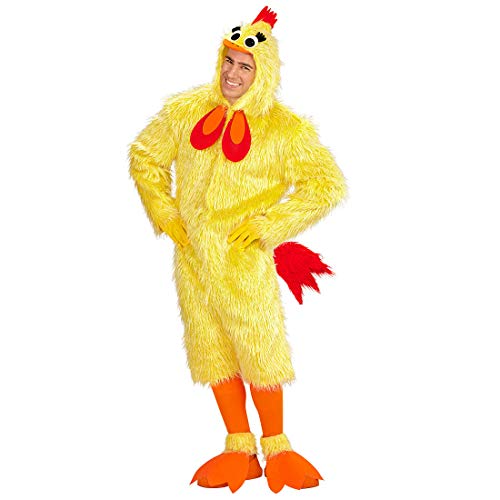 NET TOYS Witziges Hühner-Kostüm für Damen & Herren - Gelb - Stylische Unisex-Verkleidung Tierkostüm Hahn - EIN Blickfang für Fasching & Karneval NET TOYS Witziges Hühner-Kostüm für Damen & Herren - Gelb - Stylische Unisex-Verkleidung Tierkostüm Hahn - EIN Blickfang für Fasching & Karneval von NET TOYS