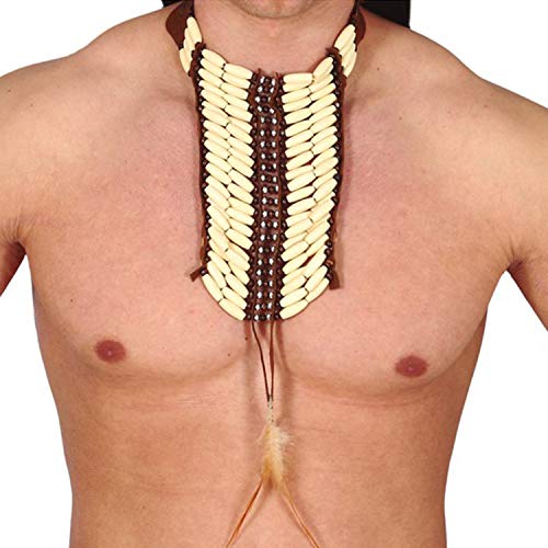 NET TOYS Wunderschöner Indianerschmuck für Erwachsene - Braun - Authentisches Herren-Kostüm-Zubehör Indianer Brustplatte Apache - Genau richtig für Fasching & Karneval NET TOYS Wunderschöner Indianerschmuck für Erwachsene - Braun - Authentisches Herren-Kostüm-Zubehör Indianer Brustplatte Apache - Genau richtig für Fasching & Karneval von NET TOYS