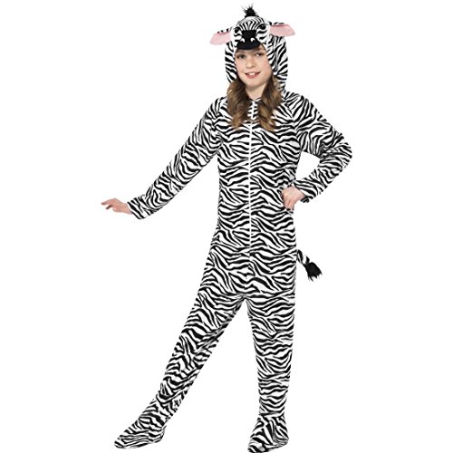 NET TOYS Zebrakostüm Kinder Kinderkostüm Zebra M, 7-9 Jahre, 130-143 cm Overall Wildpferd Jumpsuit Tier NET TOYS Zebrakostüm Kinder Kinderkostüm Zebra M, 7-9 Jahre, 130-143 cm Overall Wildpferd Jumpsuit Tier von NET TOYS