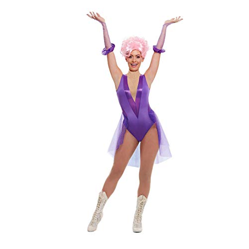 NET TOYS Zirkus-Kostüm Artistin für Damen - Violett XS (30/32) - Außergewöhnliche Frauen-Verkleidung Varieté Tänzerin - Der Mittelpunkt für Mottoparty & Kostümfest von NET TOYS