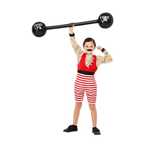 NET TOYS Zirkus-Kostüm Muskel-Mann für Kinder - Rot L, 10-12 Jahre, 145-158 cm - Außergewöhnliche Jungen-Verkleidung Gewichtheber - Genau richtig für Mottoparty & Kinder-Karneval NET TOYS Zirkus-Kostüm Muskel-Mann für Kinder - Rot L, 10-12 Jahre, 145-158 cm - Außergewöhnliche Jungen-Verkleidung Gewichtheber - Genau richtig für Mottoparty & Kinder-Karneval von NET TOYS