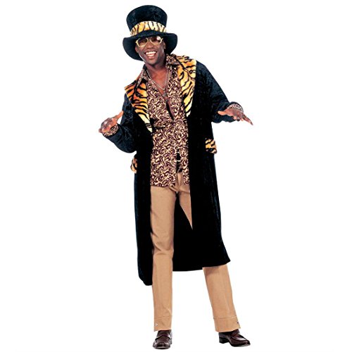 NET TOYS Zuhälter Kostüm Rapper Prolet Pimp Big Daddy Herrenkostüm Fasching Karneval L 50/52 NET TOYS Zuhälter Kostüm Rapper Prolet Pimp Big Daddy Herrenkostüm Fasching Karneval L 50/52 von NET TOYS