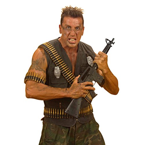 NET TOYS Patronengurt Patronen Gürtel für Schulter Gurt Patronengürtel Soldat Kostüm Zubehör Fasching Karneval NET TOYS Patronengurt Patronen Gürtel für Schulter Gurt Patronengürtel Soldat Kostüm Zubehör Fasching Karneval von NET TOYS