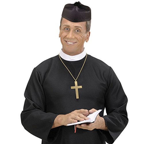 NET TOYS Priester Hut Pfarrer Kappe Geistlicher Kopfbedeckung Priesterhut Kirche Religion Faschingshut Filzhut Accessoire Mottoparty Karneval Kostüm Zubehör NET TOYS Priester Hut Pfarrer Kappe Geistlicher Kopfbedeckung Priesterhut Kirche Religion Faschingshut Filzhut Accessoire Mottoparty Karneval Kostüm Zubehör von NET TOYS