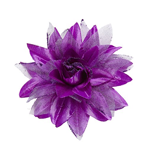 NET TOYS Rosen Haarblüte Hawaii Haarspange lila Blumenspange Kopfschmuck Haarblume Ansteckblume Rose Blumen Haarschmuck NET TOYS Rosen Haarblüte Hawaii Haarspange lila Blumenspange Kopfschmuck Haarblume Ansteckblume Rose Blumen Haarschmuck von NET TOYS