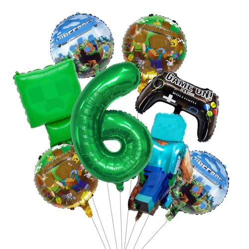 8 Kinder Geburtstag Party Deko,6 Jahre alt Geburtstagsdeko Jungen,Kindergeburtstag Deko, Birthday Party Supplies für Kindergeburtstag 8 Kinder Geburtstag Party Deko,6 Jahre alt Geburtstagsdeko Jungen,Kindergeburtstag Deko, Birthday Party Supplies für Kindergeburtstag von NEUNEL