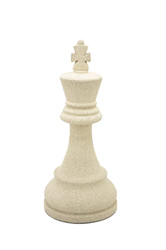 Riesiger Schach-König (Elfenbein) von NEUSUS UPCYCLING