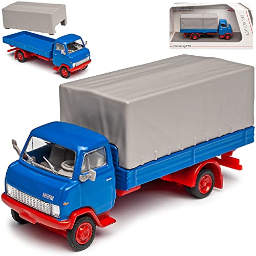 Hanomag F55 LKW Blau H0 1/87 Schuco Modell Auto von NEW